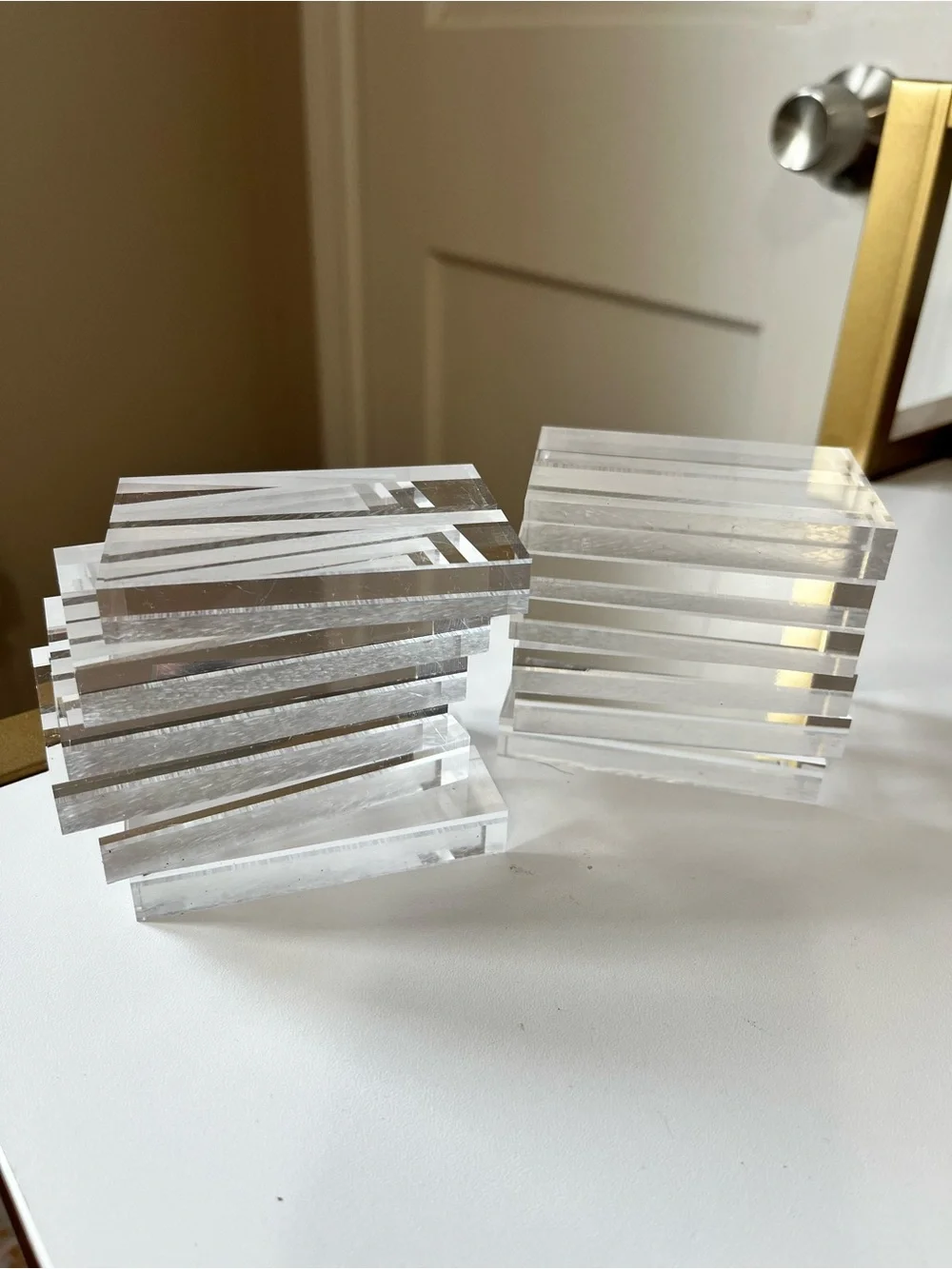 Stained Glass Acrylic Rose Table Number Signs 1-12